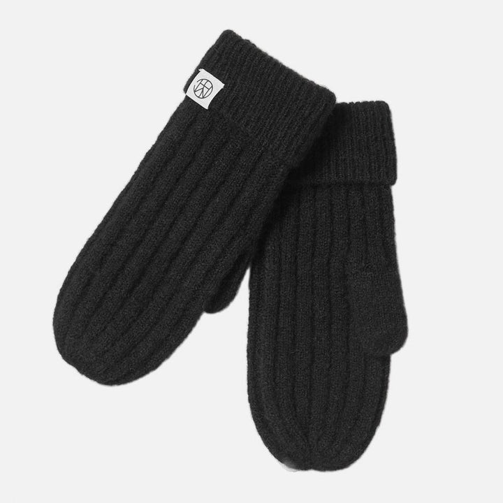 Hope Icon Mittens - Black