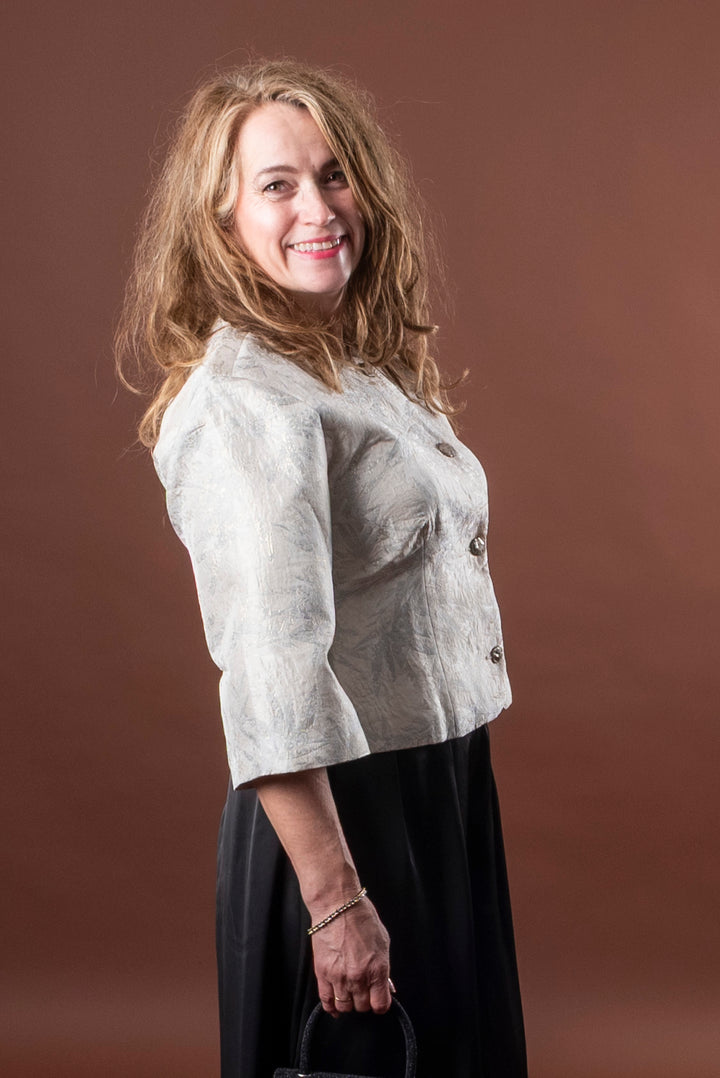 BYDREA SHORT JACKET - Oatmeal
