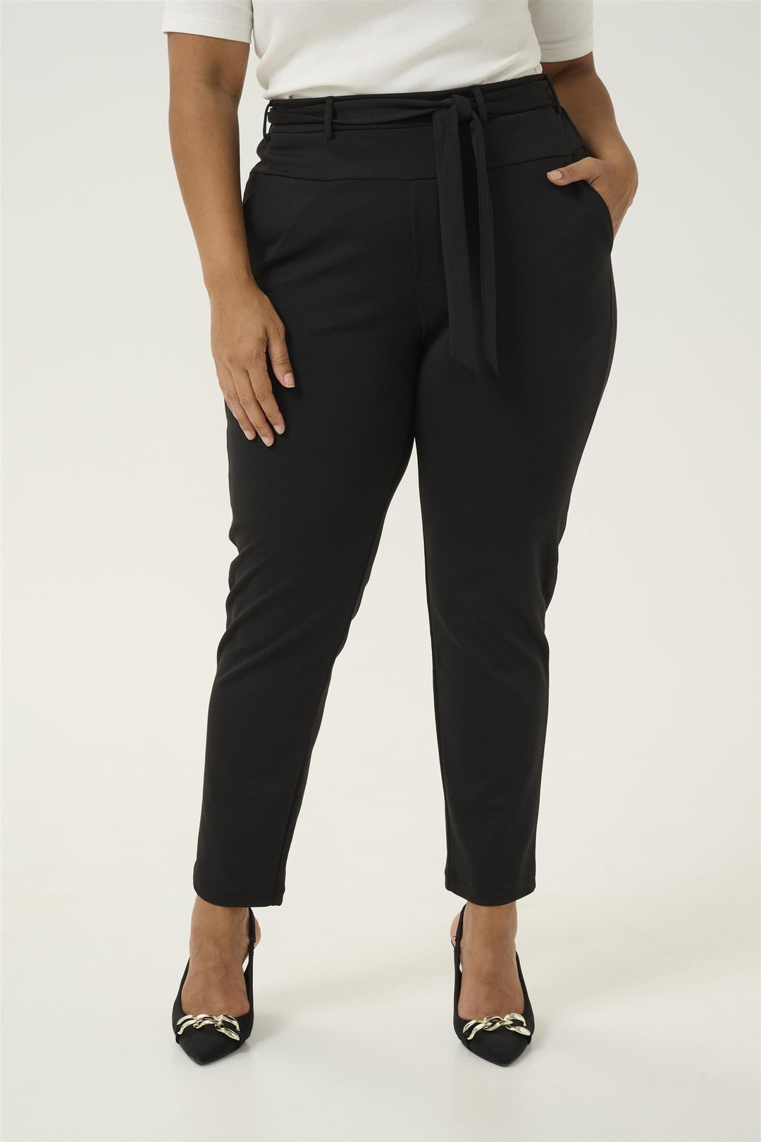 KCjenna Belt Pant - Black