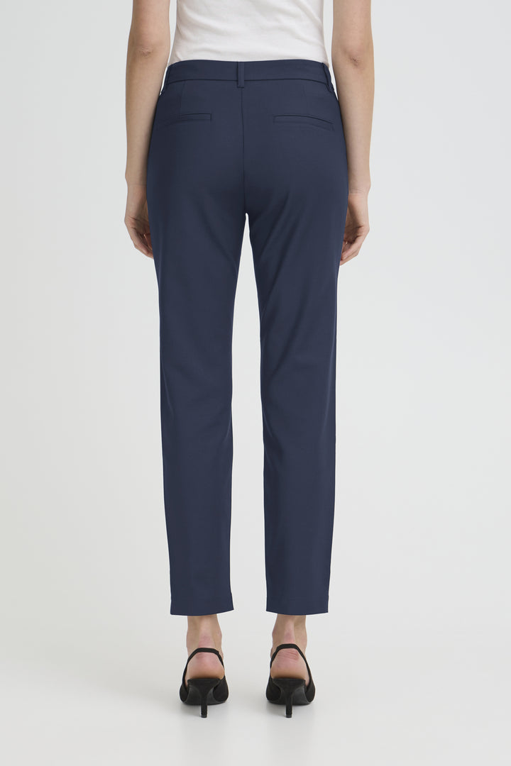 PZBINDY HighWaist Pant Ankl. Skinny Leg - Dark Sapphire