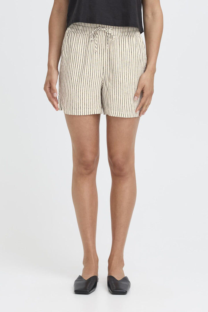 BYFALAKKA Shorts 4 - RAINY DAY STRIPE