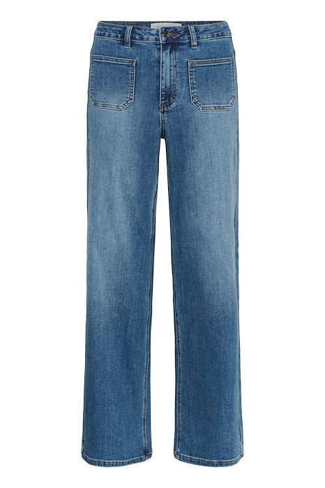 KAbrook HighWaist Reg Fit Jeans - Medium blue denim