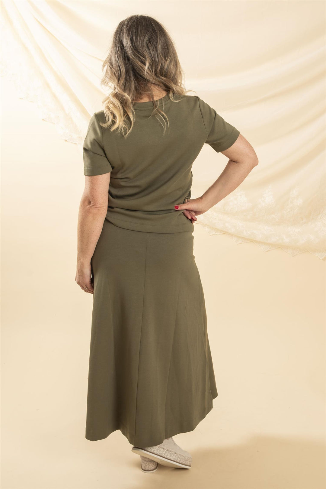 Pari Vincent Skirt - Dusty Olive