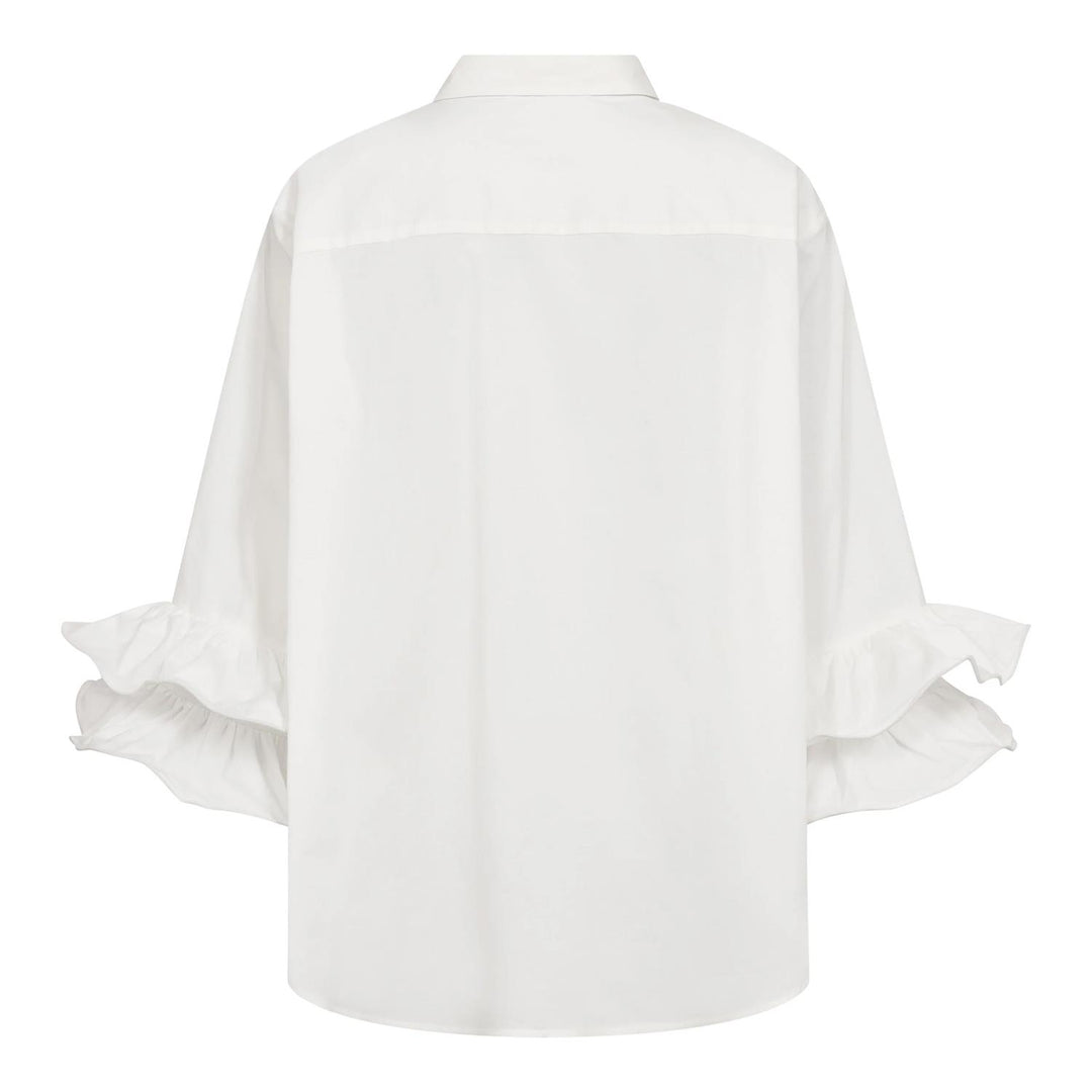 HalenCC Flare Shirt - White
