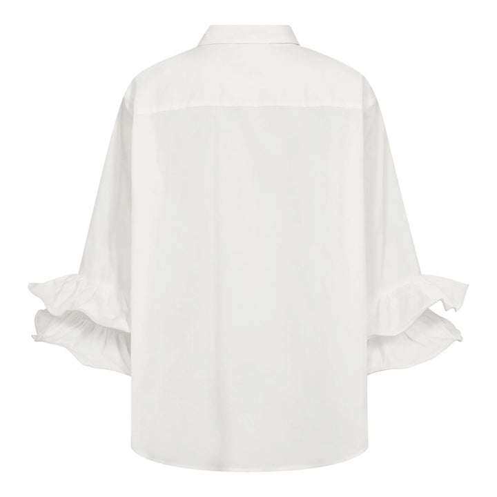 HalenCC Flare Shirt - White