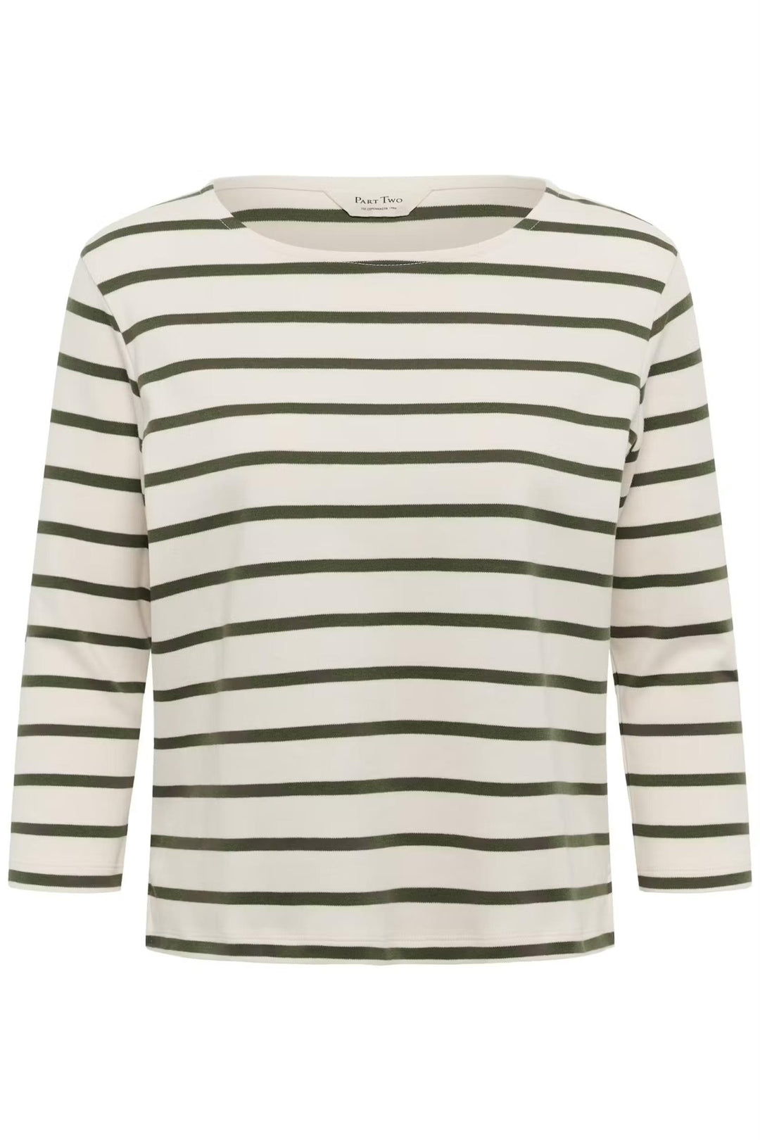 Nela T-shirt - Green Gables Stripe