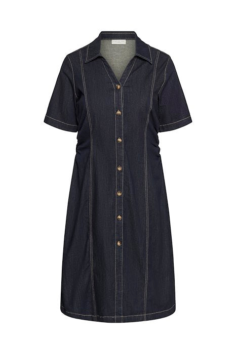 KCmally Denim Dress - Raw blue denim