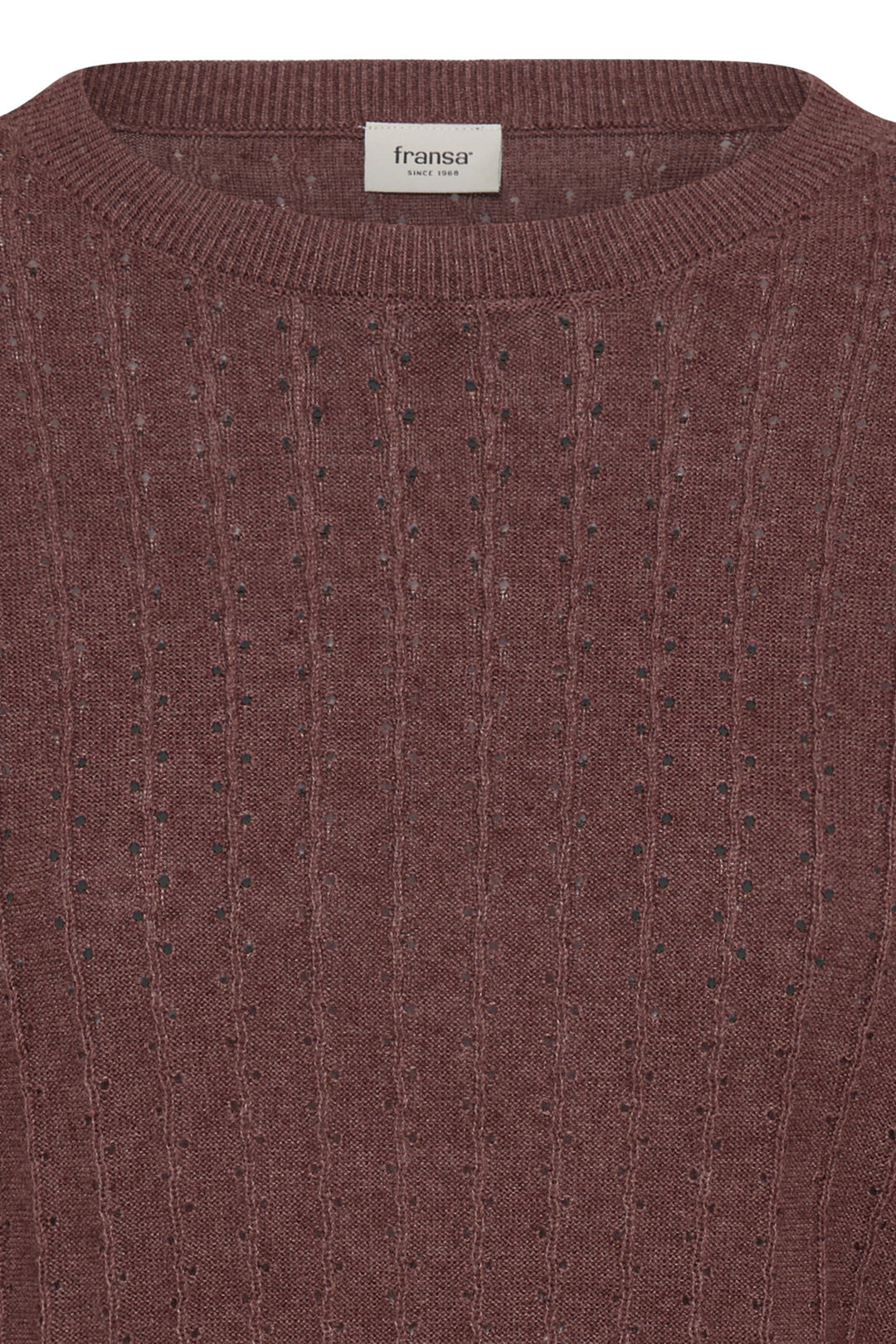 FRVANESSA Pullover - Rum Raisin Melange