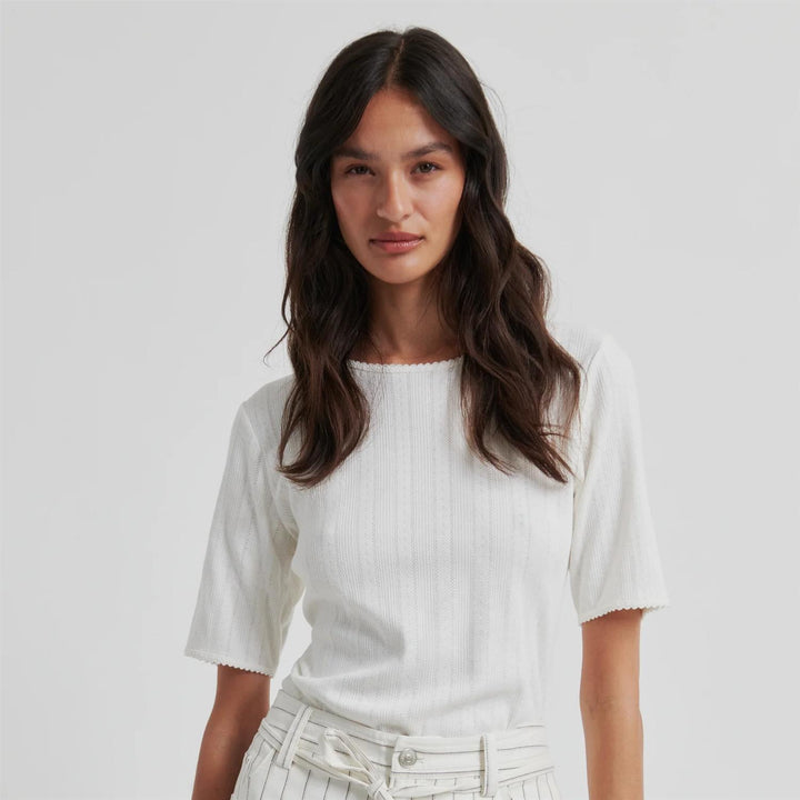 Rosia Shirt Sleeve Tee - Tofu