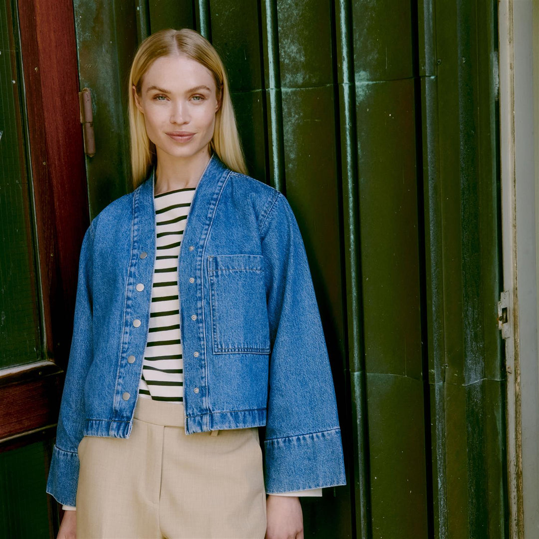 BYKACILA SHIRT - Mid Blue Denim