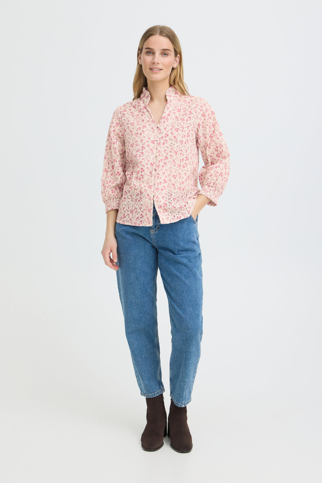 PZDOLORES BLOUSE - Birch