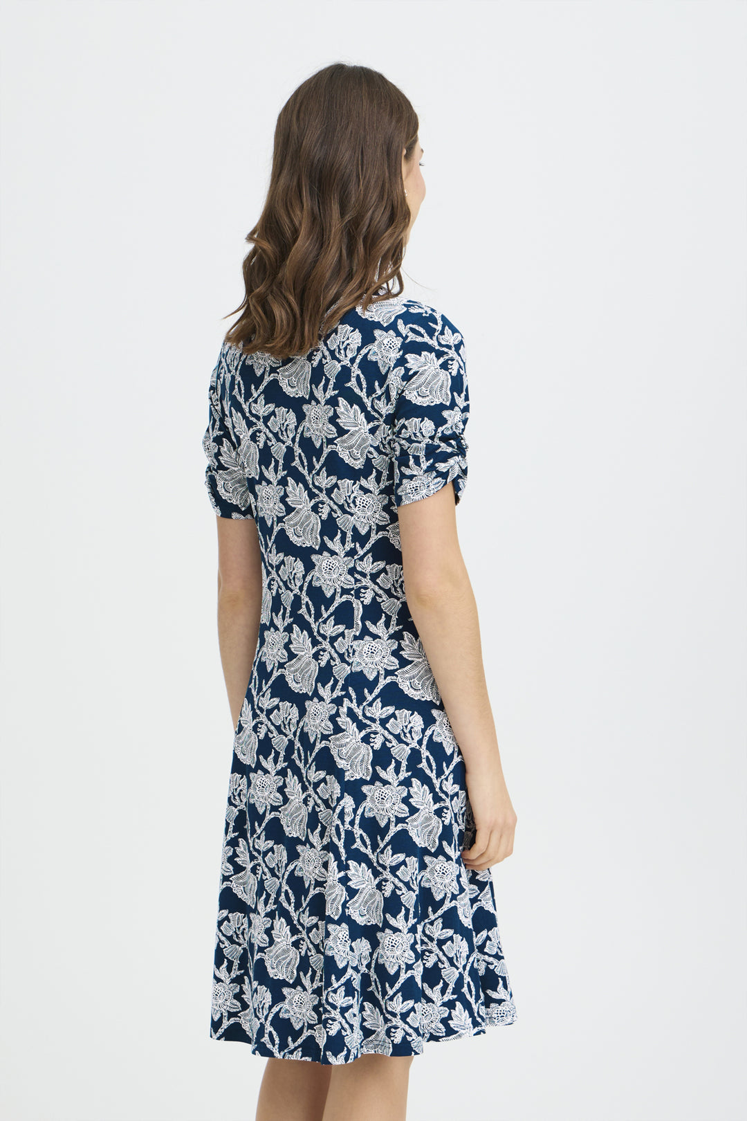 FRAMY Dress 2 - S. BLOOM NAVY