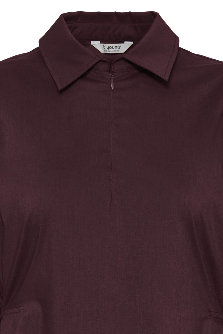 BYGABINA PLEAT DRESS - Fig