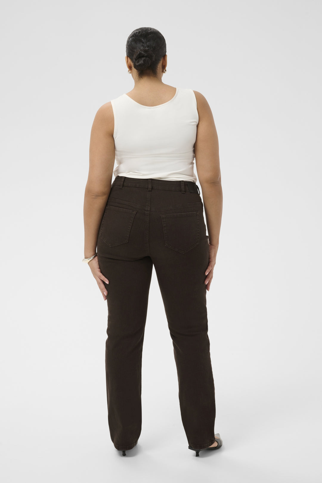 KCbree Straight Full Lenght Jeans - Coffee Bean