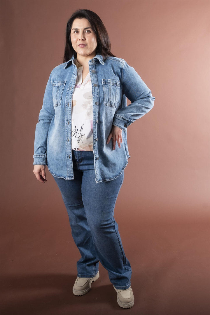 KCleoana Denim Jacket - Vintage Blue