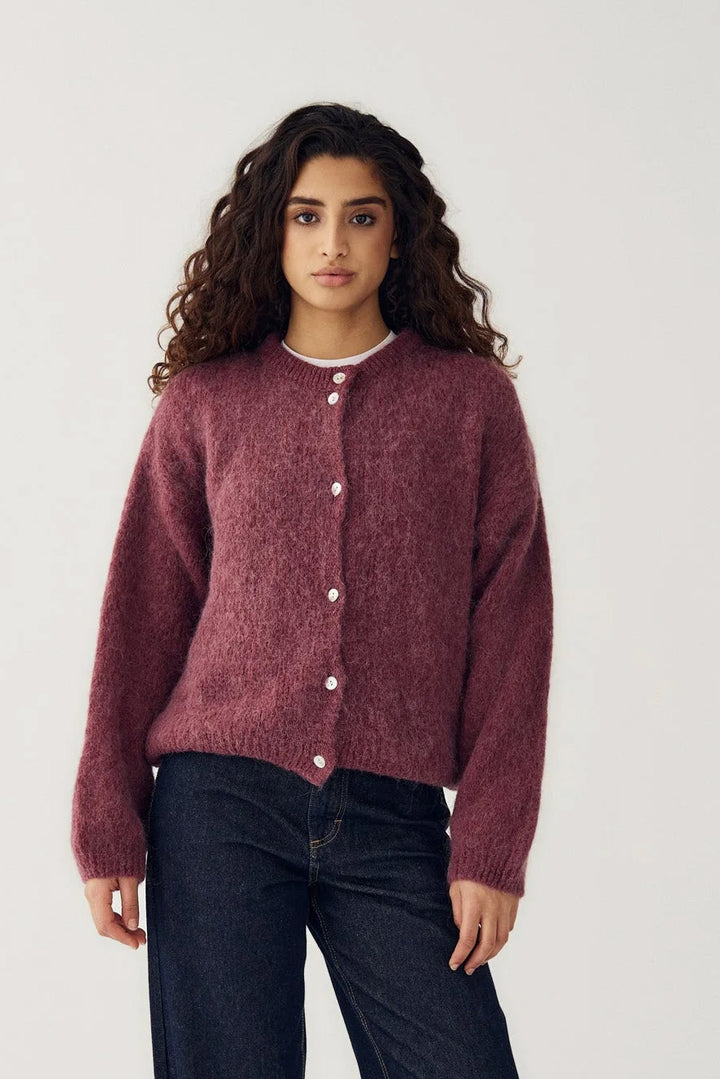 Kae Knit Cardigan - Rust