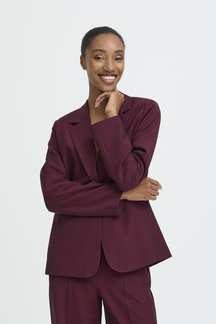 BYDANTA Classic Blazer 2 - Fig Melange