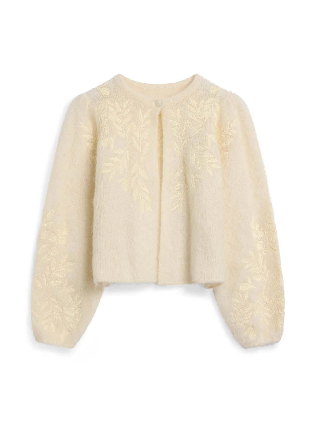 Amie Chunky Cardigan - Bright White