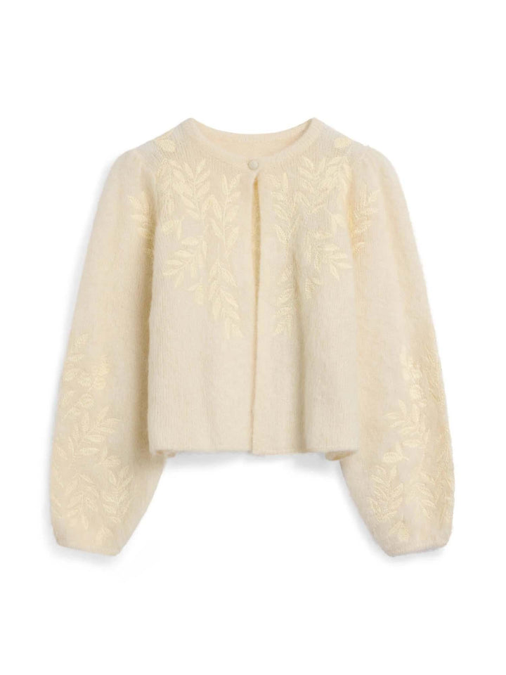 Amie Chunky Cardigan - Bright White