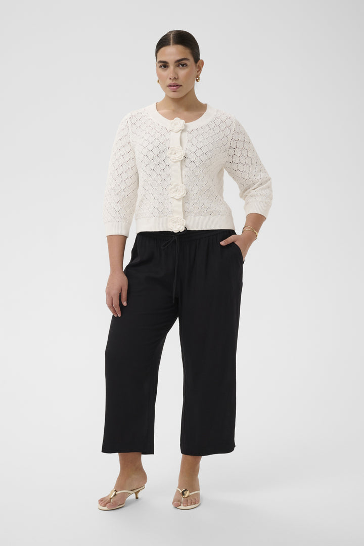 KCmille Cropped Pants - Black Deep