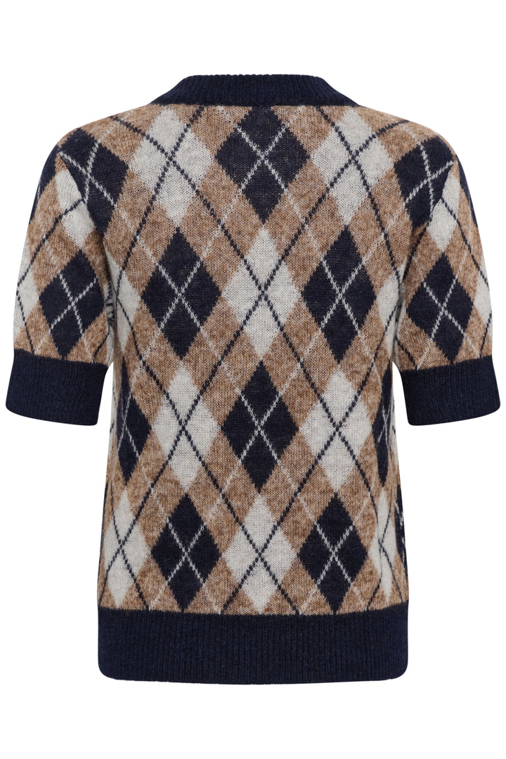 KAharlow Pullover - Graphite M/DesertTaupe M/Chalk
