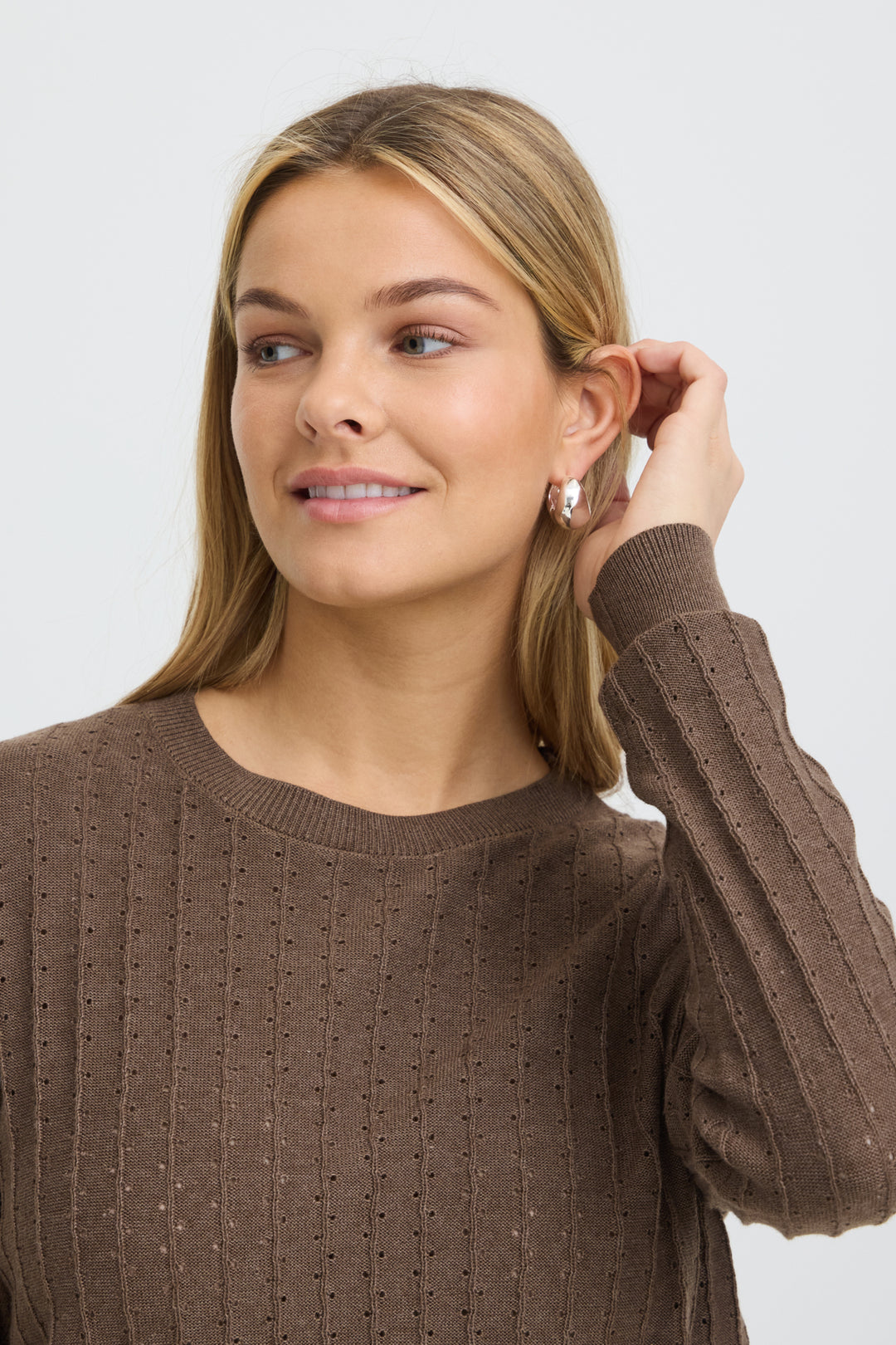 FRVANESSA Pullover - Rain Drum Melange