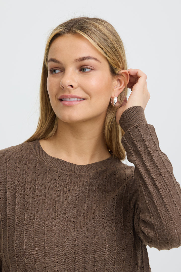FRVANESSA Pullover - Rain Drum Melange