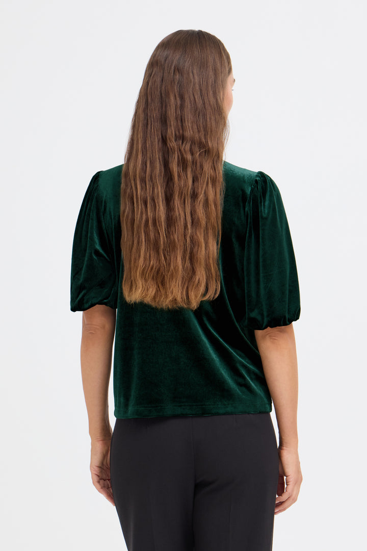 PZBARBARA BLOUSE - Scarab