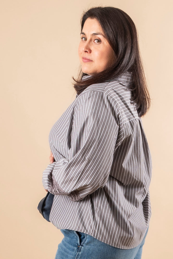 FRYARA Shirt - HOT FUDGE STRIPE