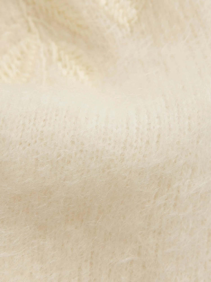Amie Chunky Cardigan - Bright White
