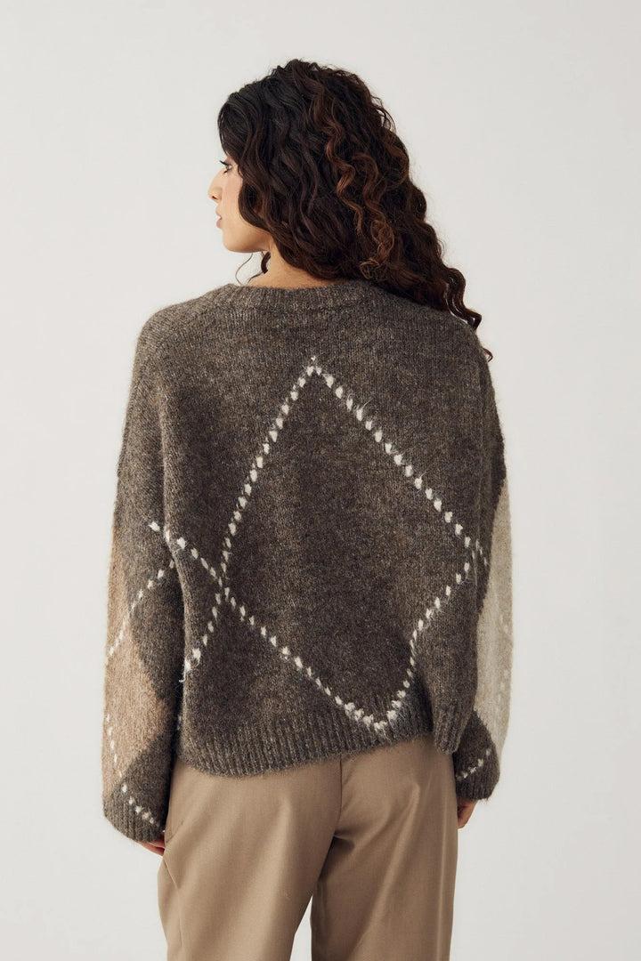 Lai Knit Pullover - Ash Brown Mix