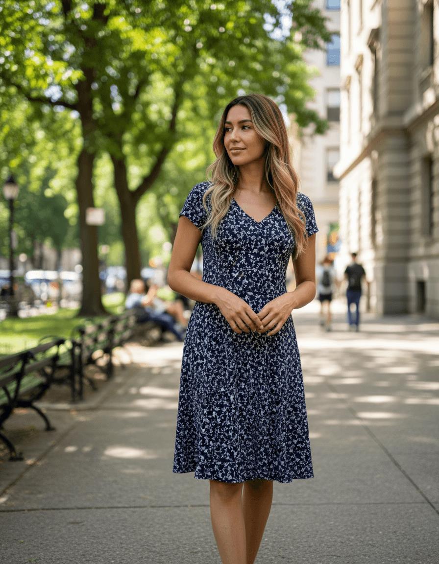 Laetitia Klara Dress - Navy