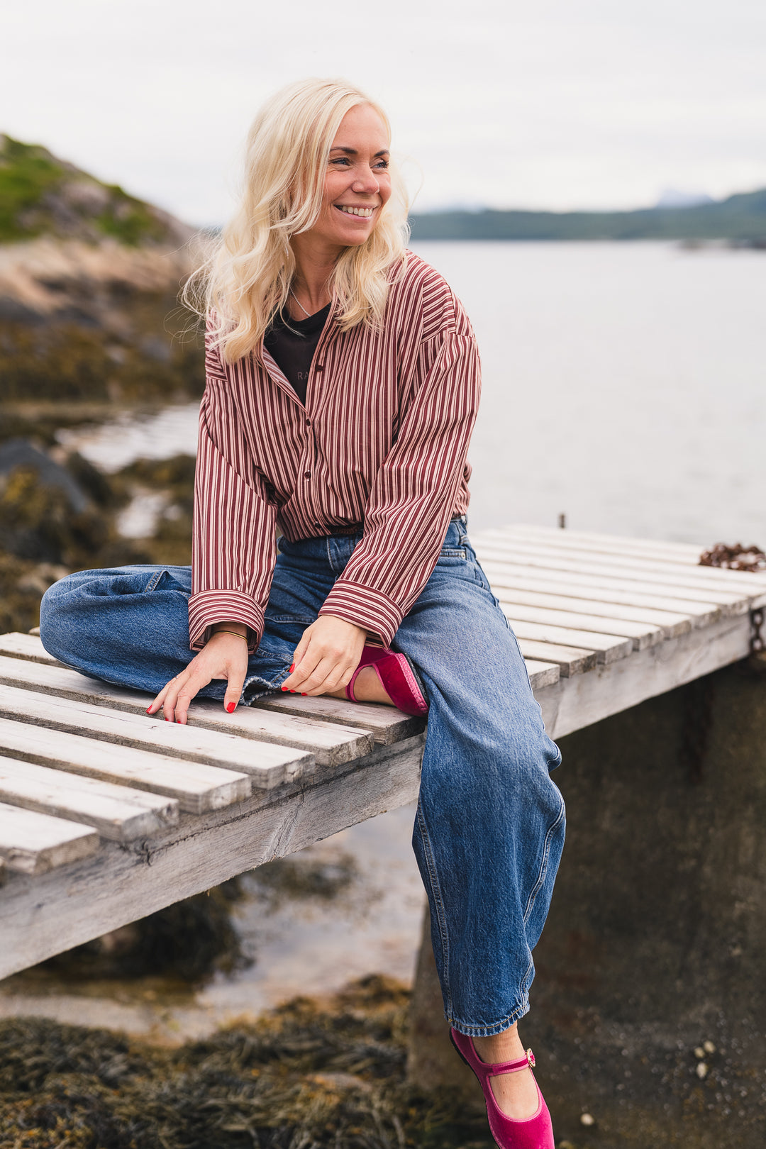 Ida Maja Shirt - Rose/choco