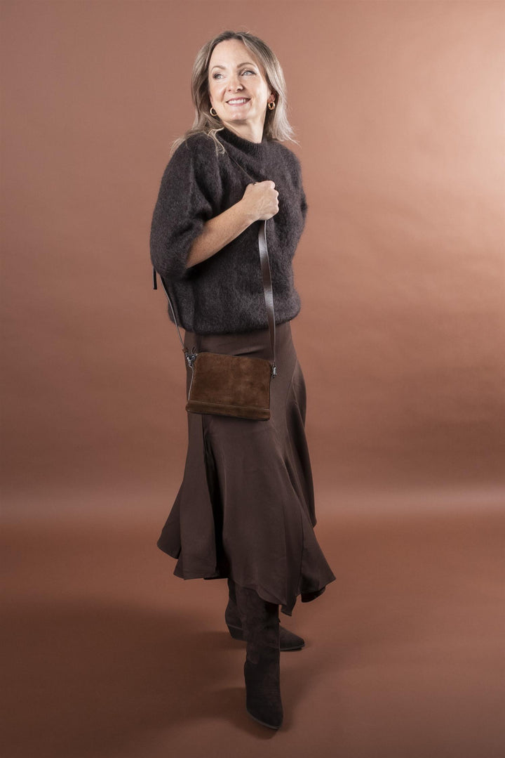 Asymmetric Skirt - Choco