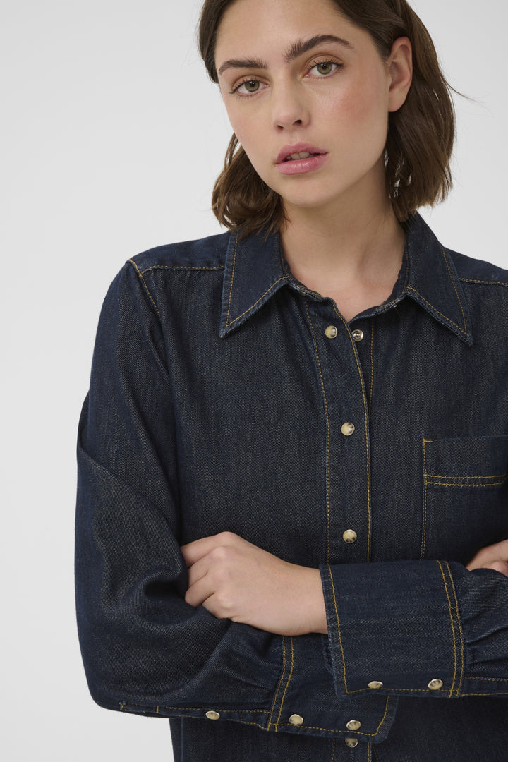 GLENN SHIRT - Dark Denim