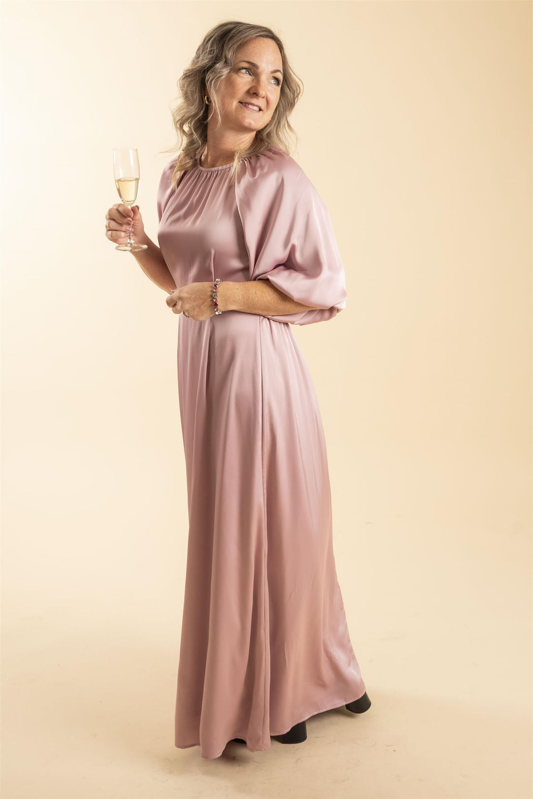 Mena Maxi Dress - Lt.Pink