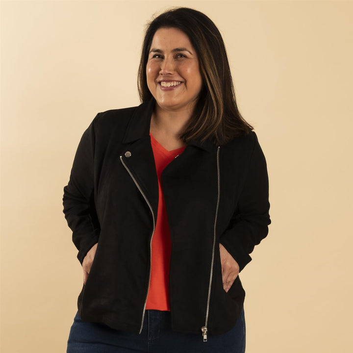 Faan Biker Jacket - Black
