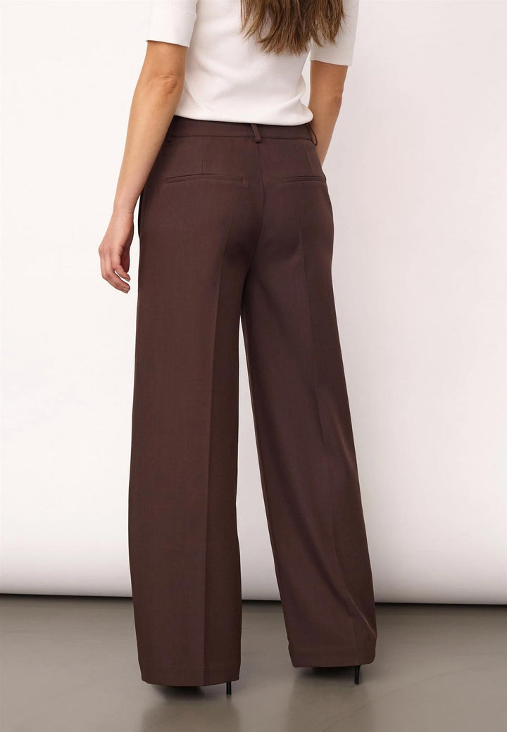 Luna Wide Pant - Dark Brown