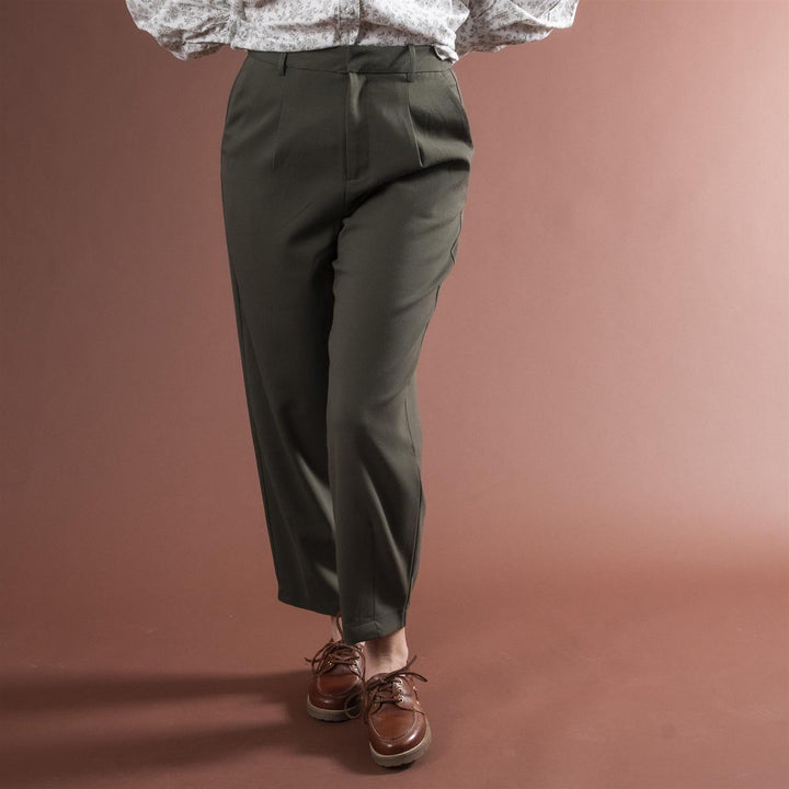 KAmerle 7/8 Pants Suiting - Forest Night