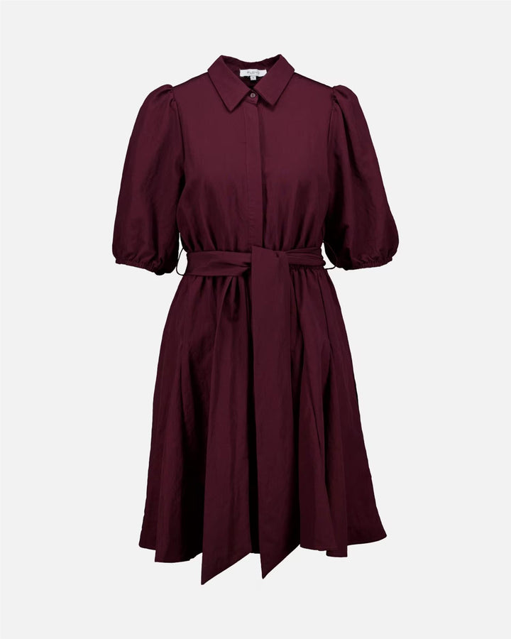 Lavina Dress - Deep Cherry