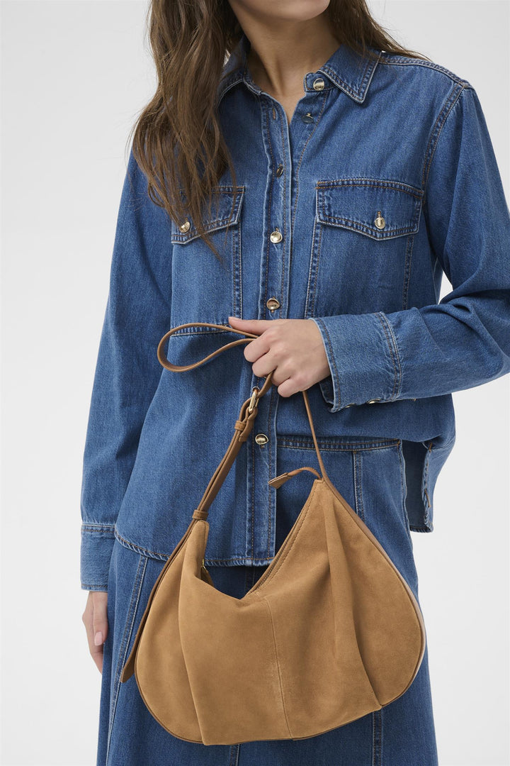 Nevena Leather Bag - Toasted Coconut