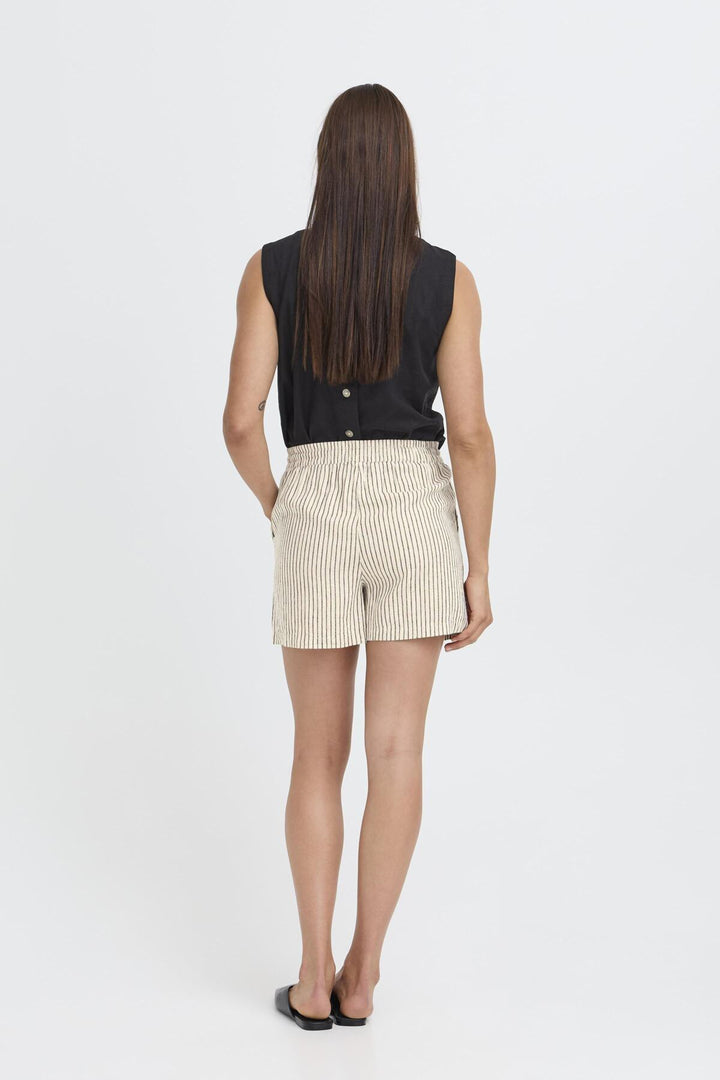 BYFALAKKA Shorts 4 - RAINY DAY STRIPE