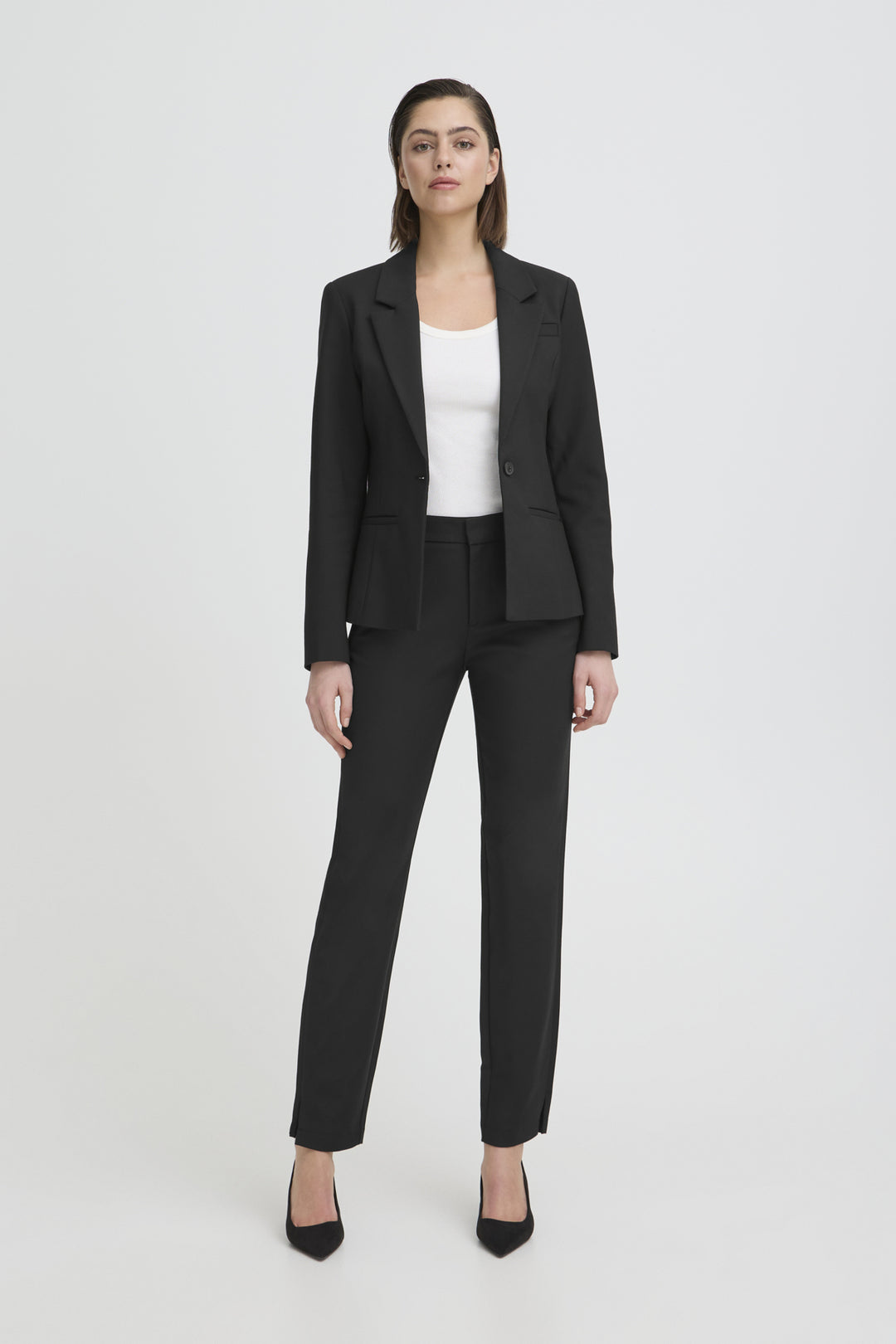 PZbindy HighWaist Pant LONG Skinny Leg - Black Beauty