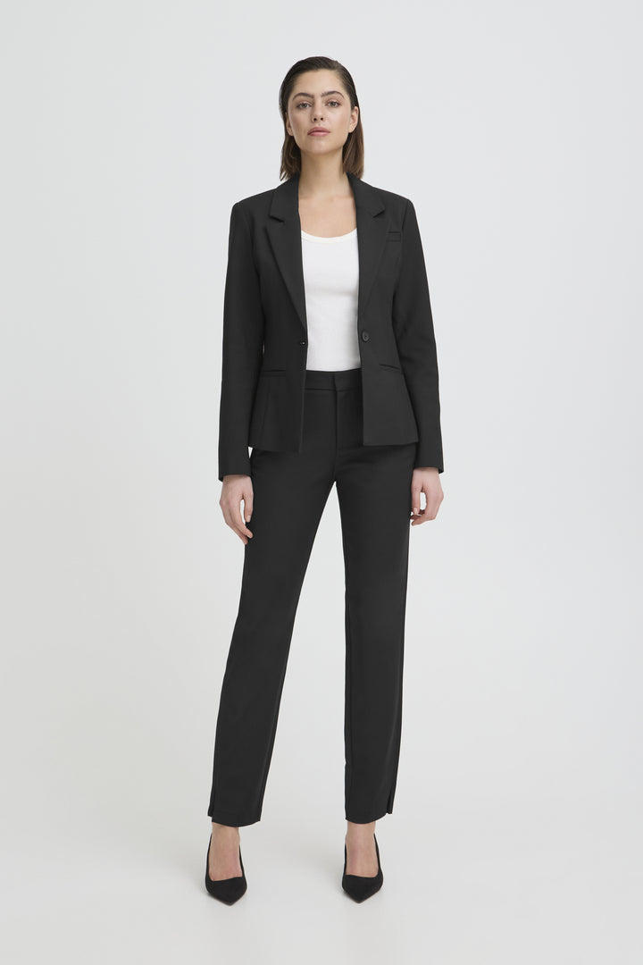 PZbindy HighWaist Pant LONG Skinny Leg - Black Beauty