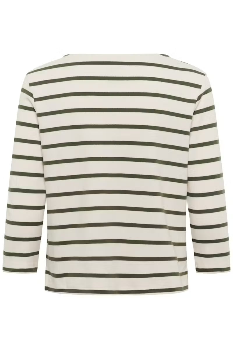Nela T-shirt - Green Gables Stripe