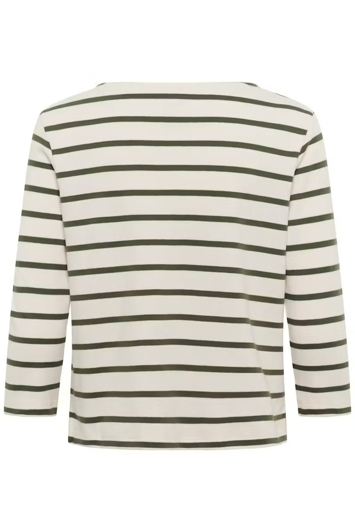 Nela T-shirt - Green Gables Stripe