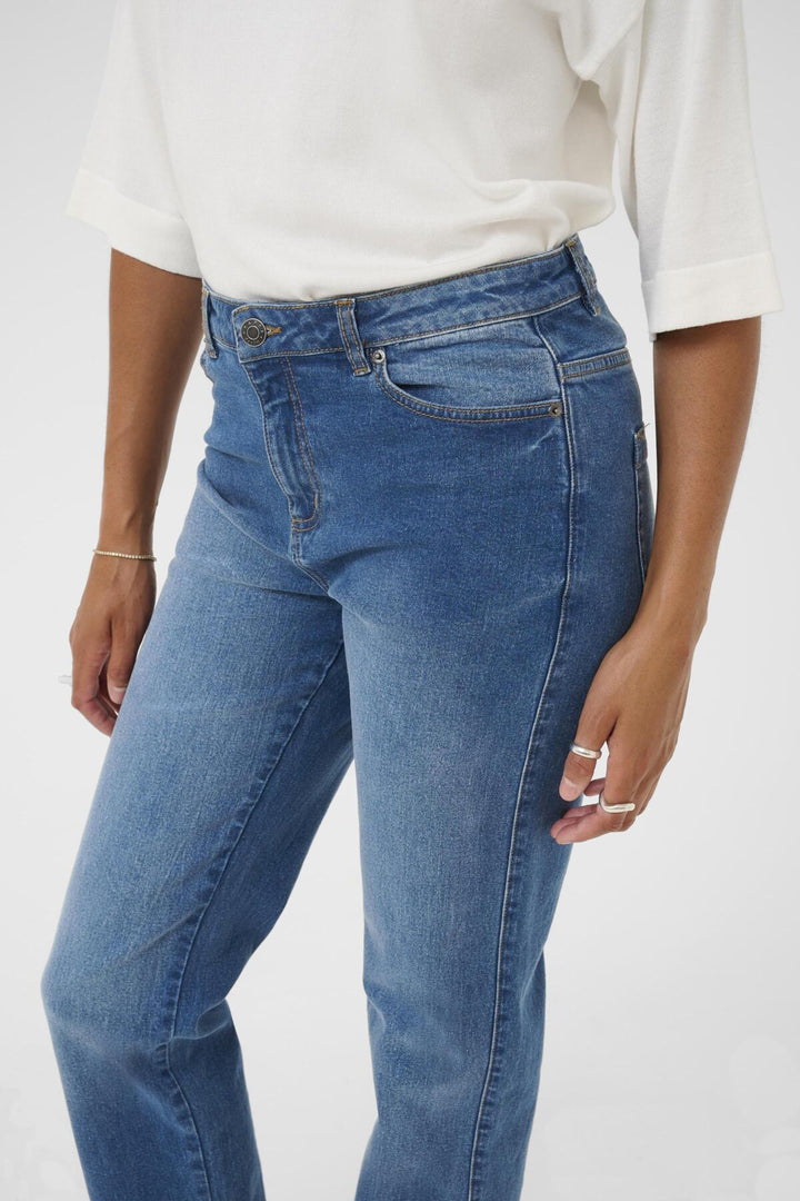 KAmaris Reg Fit Jeans - Medium blue denim