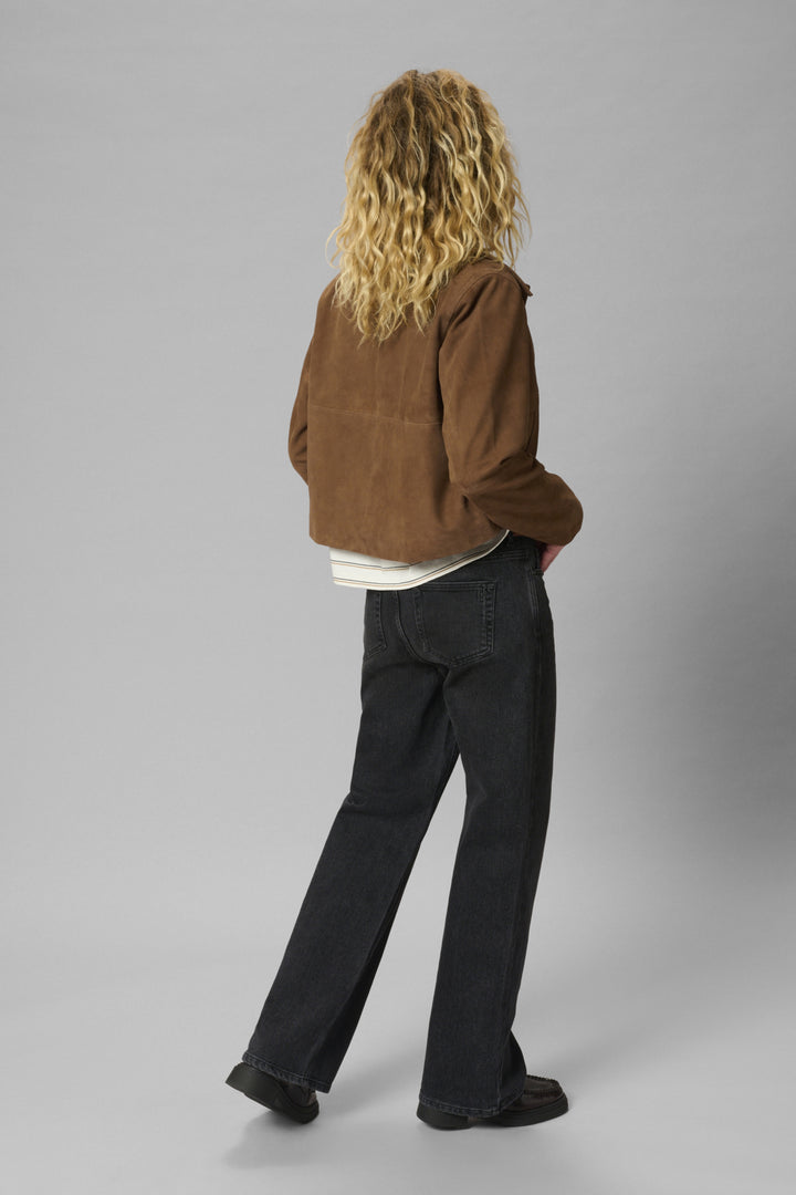PetraMW Suede Jacket - Dark Brown