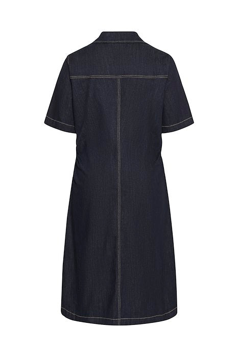 KCmally Denim Dress - Raw blue denim