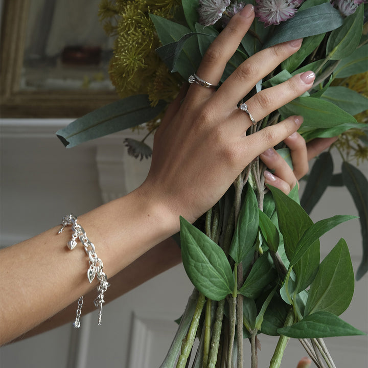 Open My Heart Bracelet - Silver